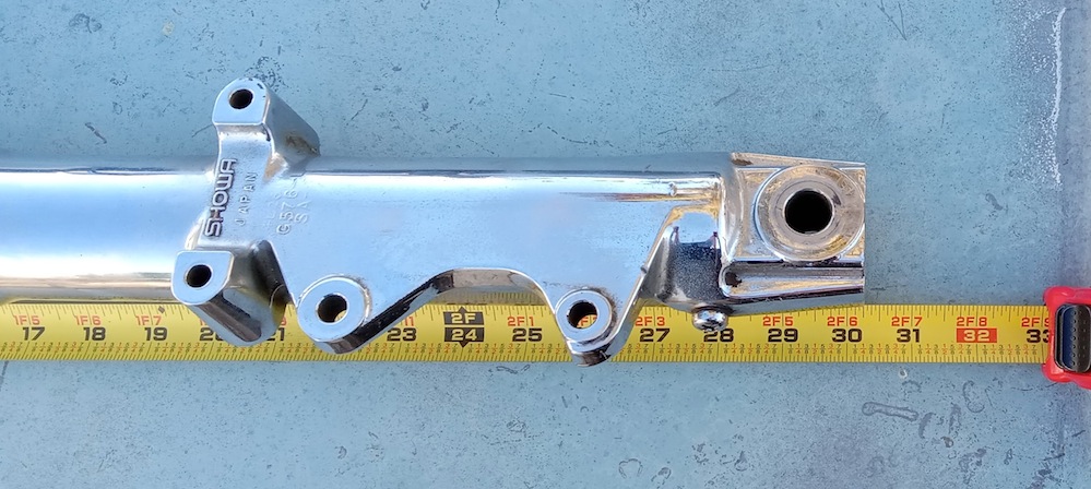 大注目 Harley Fork Front Piston Showa 41mm Glide Street Davidson パーツ